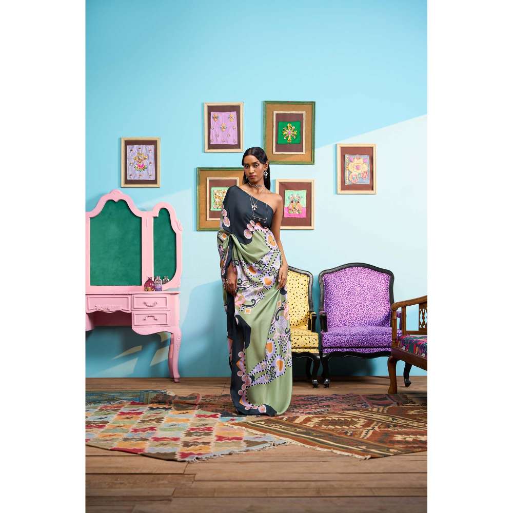 Papa Don't Preach by Shubhika Blue Eclipse Hour Dress