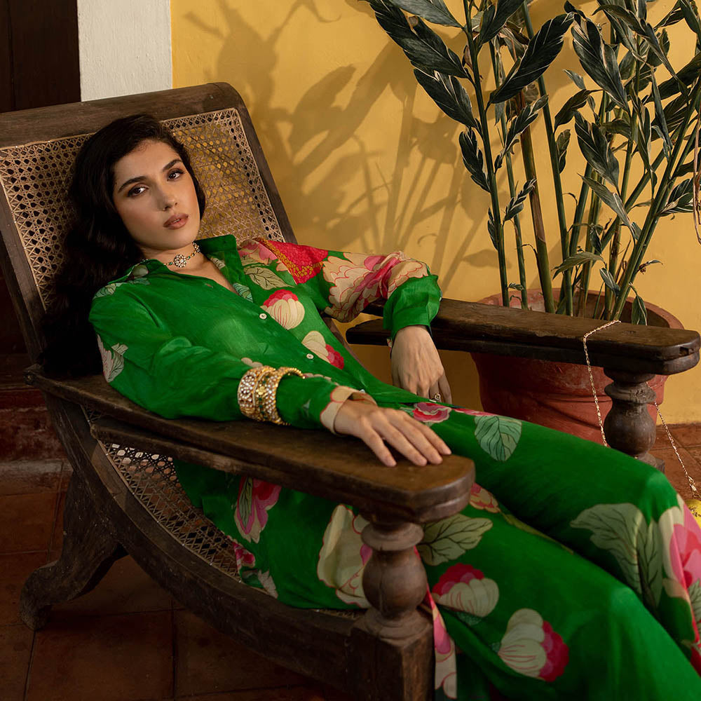 Paulmi & Harsh Spring Blooming Floral Kurta (Set of 2)