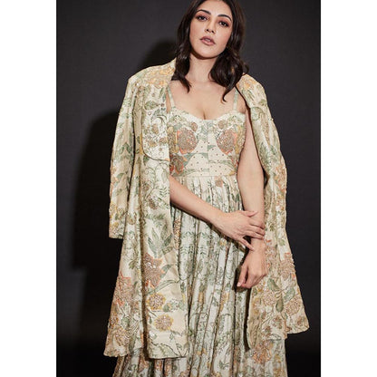 Paulmi & Harsh Ivory Kajal Aggarwal In The Elise Shrug