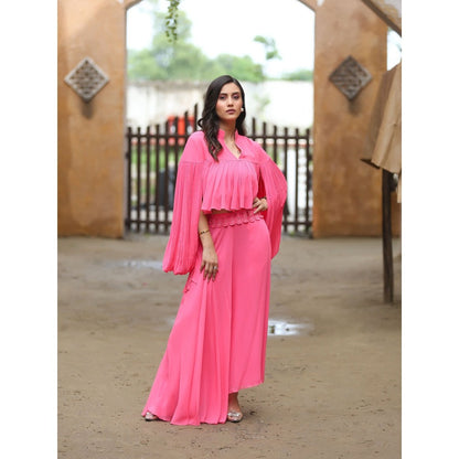 Payal Dawar Pink Aamna Co-Ord (Set of 3)