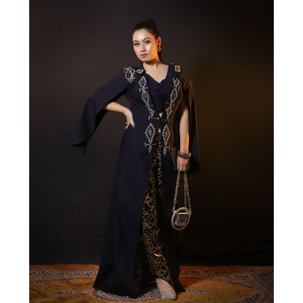 Payal Dawar Bold Elegance Embroidered Blazer with Waistcoat and Pant (Set of 3)