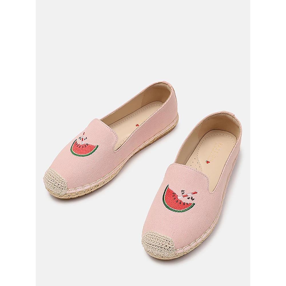 PAZZION Women's Pink One In A Melon Espadrilles