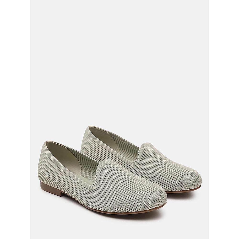 PAZZION Women's Green Lovisa Fly knit Loafers