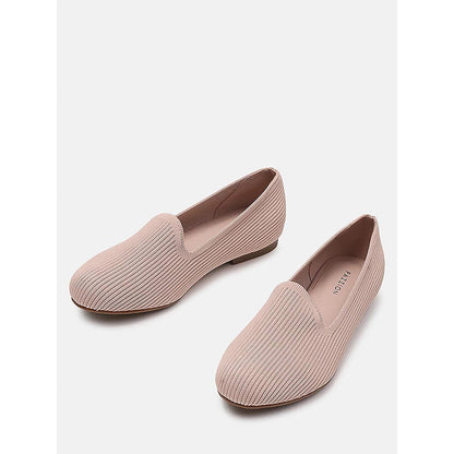 PAZZION Women's Pink Lovisa Fly knit Loafers