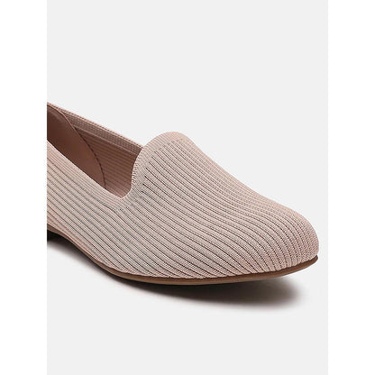 PAZZION Women's Pink Lovisa Fly knit Loafers