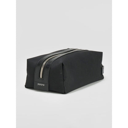 Perona Unisex Rocco Solid/Plain Black Pouch