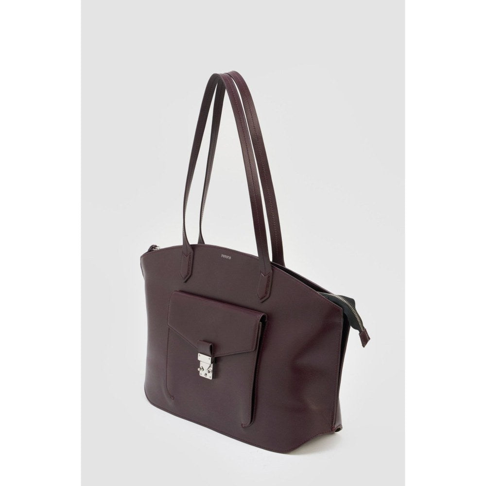 Perona Women's Tote Bag- Burgundy