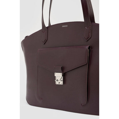 Perona Women's Tote Bag- Burgundy