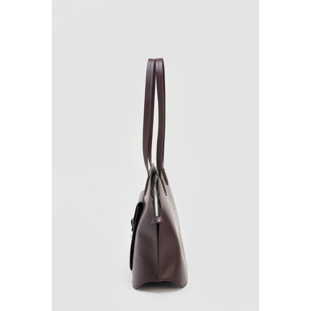 Perona Women's Tote Bag- Burgundy