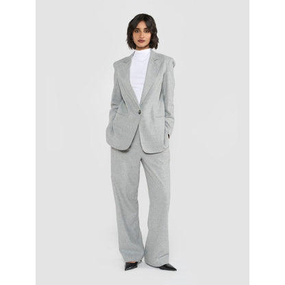 Perona Raya Grey Mid Waist Pants