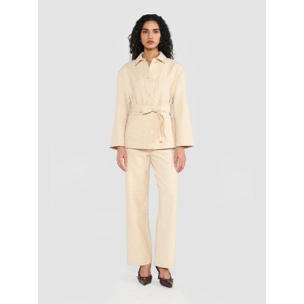 Perona Joanne Ivory Relaxed Fit Pants