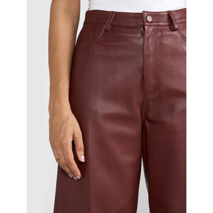Perona Zaria Rust Leather Pants