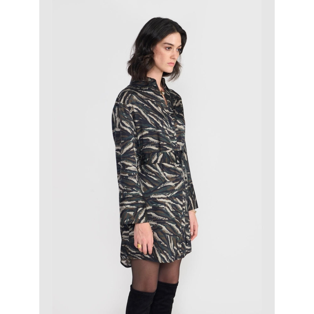 Perona Stella Olive Shirt Dress