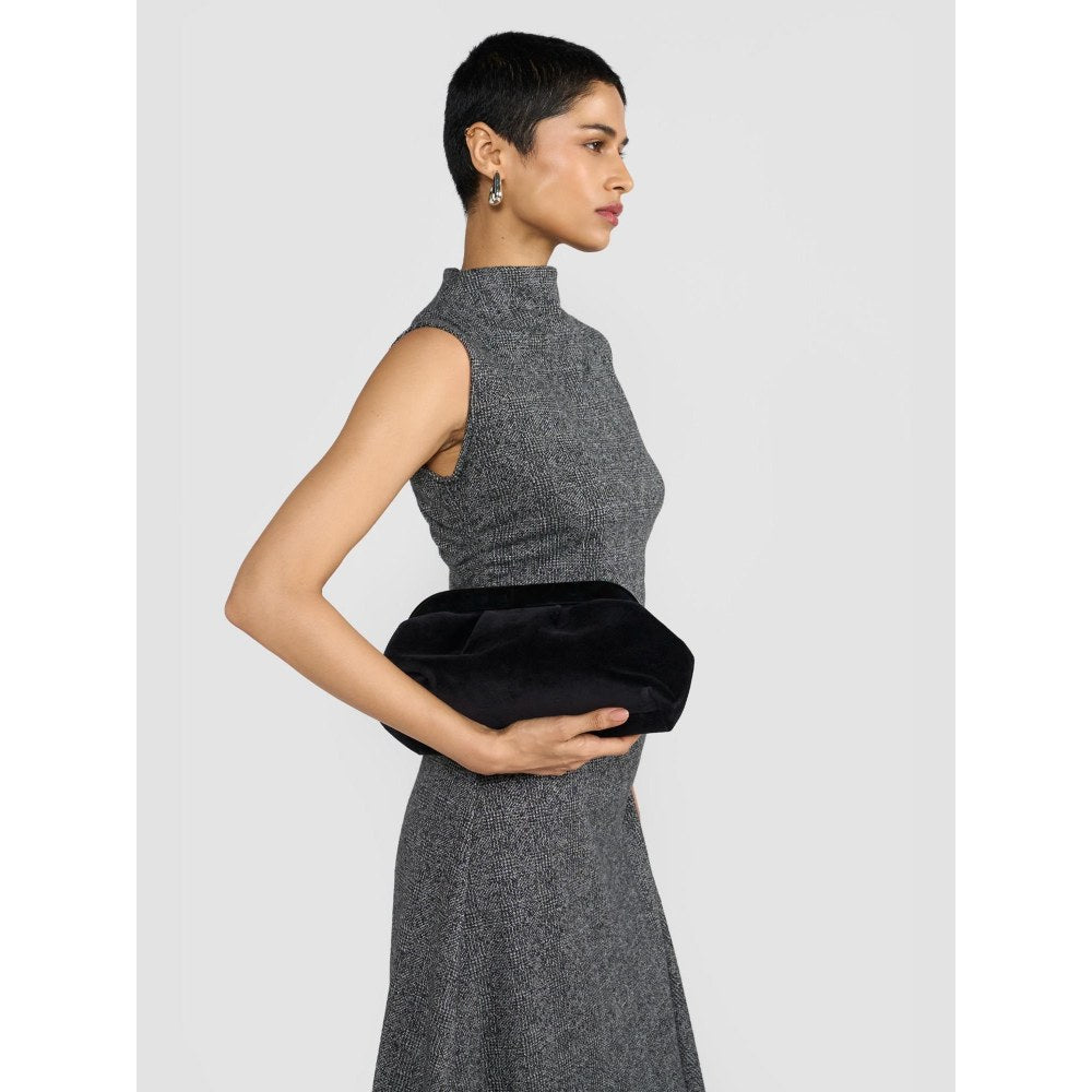 Perona Mabelle Black A-Line Dress