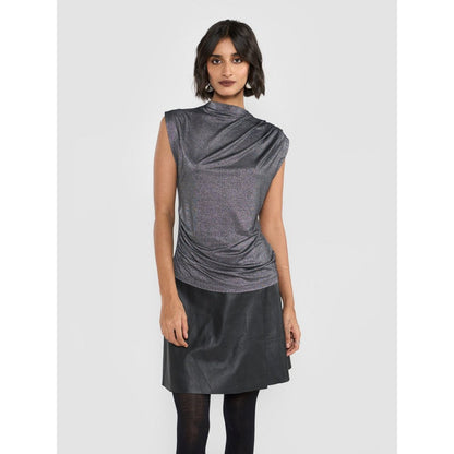 Perona Giselle Black Sleeveless Top