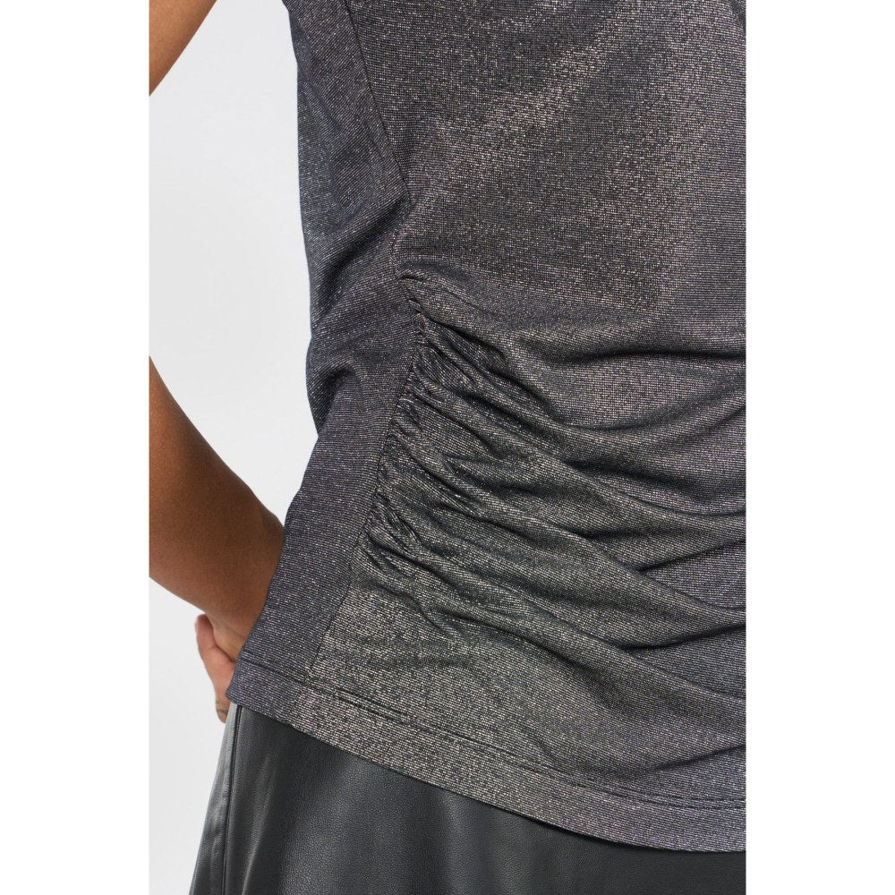 Perona Giselle Black Sleeveless Top