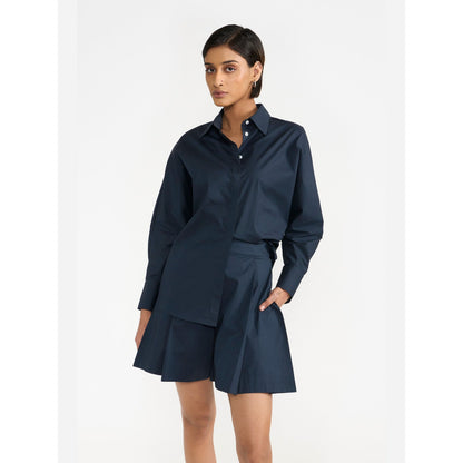 Perona Kimiko Women Navy Blue Short