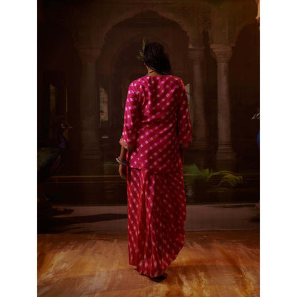 PINK CITY BY SARIKA Rimjhim Mothra Co-Ord (Set of 2)