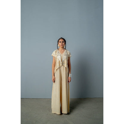 POOJA RAJGARHIA GUPTA Cleo Jumpsuit with Jacket (Set of 2)