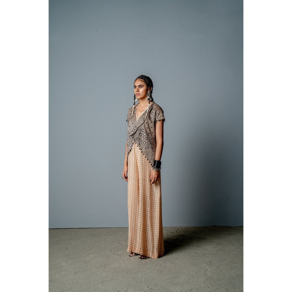 POOJA RAJGARHIA GUPTA Zenobia Jumpsuit with Jacket (Set of 2)