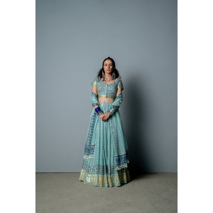 POOJA RAJGARHIA GUPTA The Nefertiti Lehenga (Set of 3)