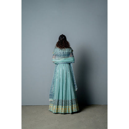 POOJA RAJGARHIA GUPTA The Nefertiti Lehenga (Set of 3)