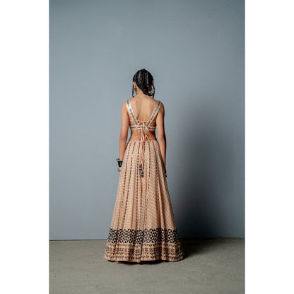 POOJA RAJGARHIA GUPTA The Zenobia Lehenga (Set of 3)