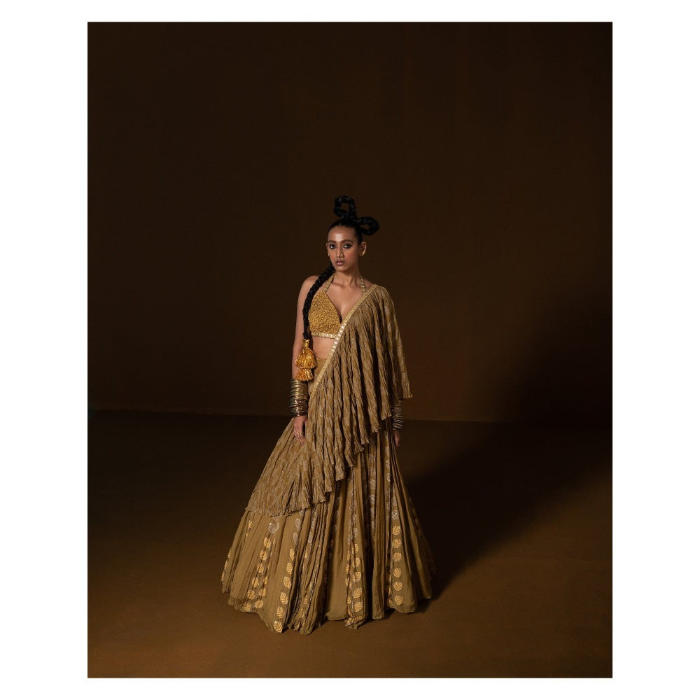 POOJA RAJGARHIA GUPTA Manjari Lehenga (Set of 3)