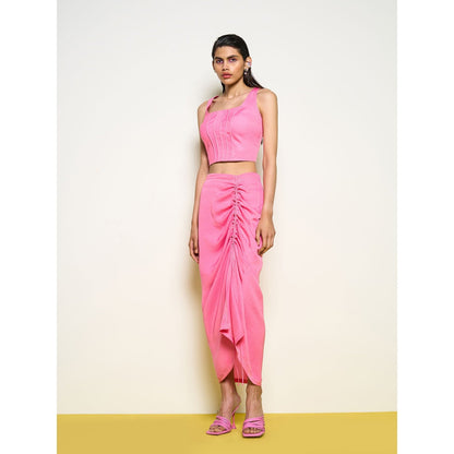 POOJA RAJGARHIA GUPTA Pink Ladybug Skirt