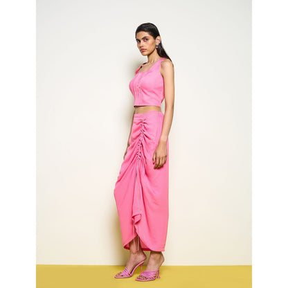 POOJA RAJGARHIA GUPTA Pink Ladybug Skirt