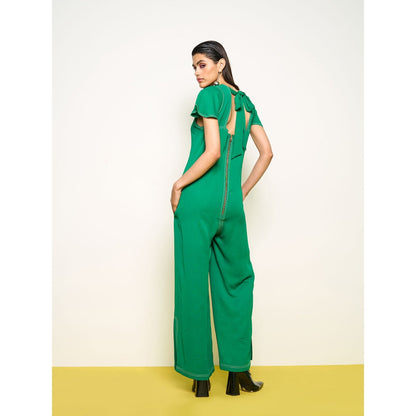 POOJA RAJGARHIA GUPTA Green Wilding Jumpsuit