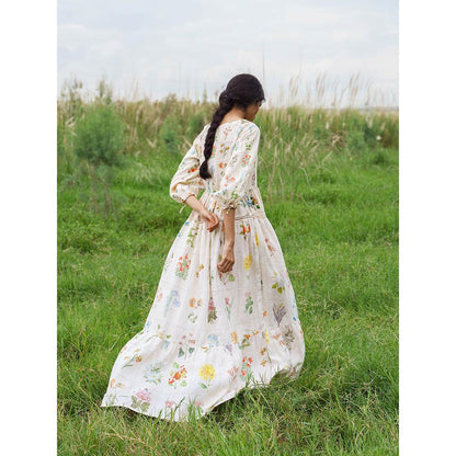 Pozruh By Aiman Yellow Alysa Maxi Dress