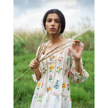 Pozruh By Aiman Yellow Alysa Maxi Dress