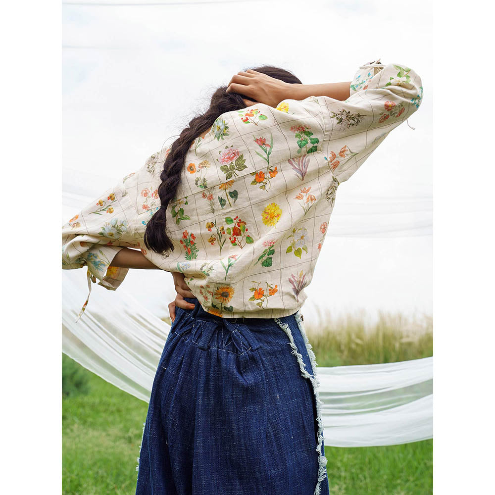 Pozruh By Aiman Yellow Elsie Top