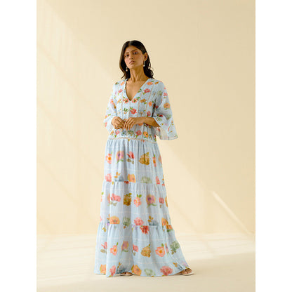 Pozruh By Aiman Lori Bloom Maxi Dress