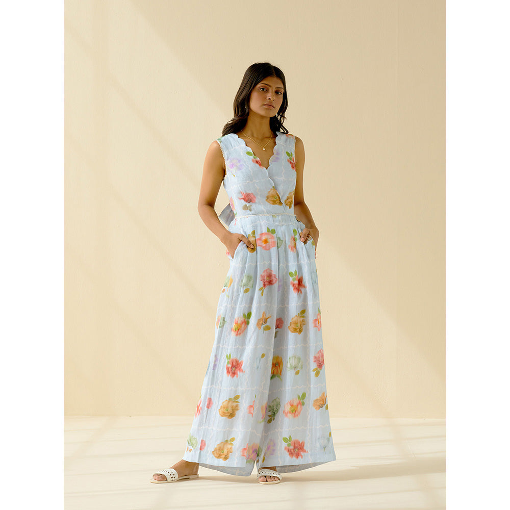 Pozruh By Aiman Kelly Tie Back Jumpsuit