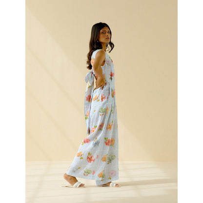 Pozruh By Aiman Kelly Tie Back Jumpsuit
