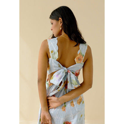 Pozruh By Aiman Kelly Tie Back Jumpsuit