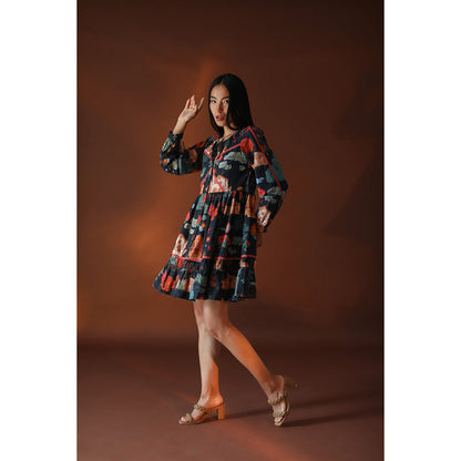 Pozruh By Aiman Juno Short Black Dress