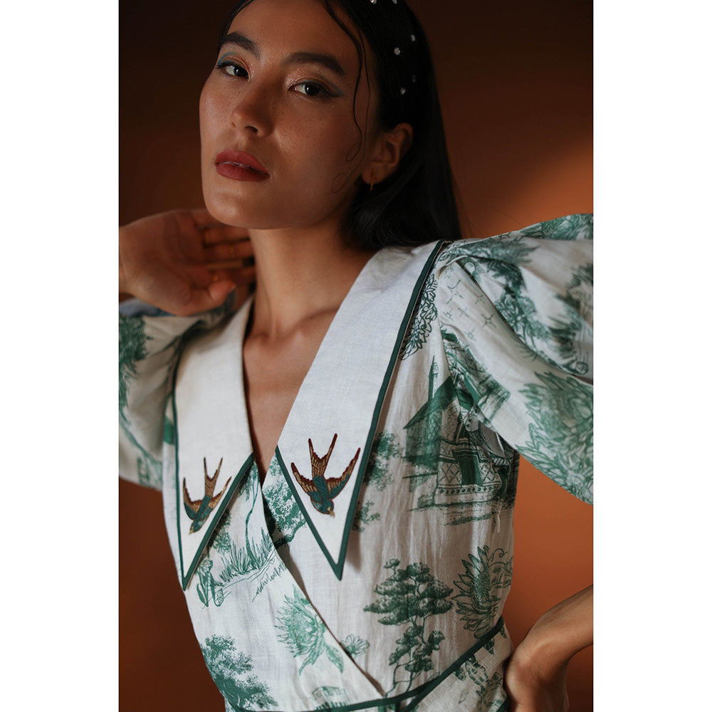 Pozruh By Aiman Ava White Dress