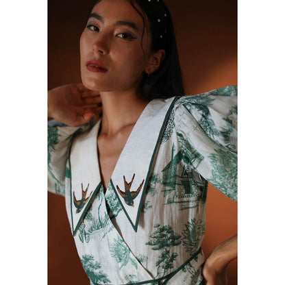 Pozruh By Aiman Ava White Dress