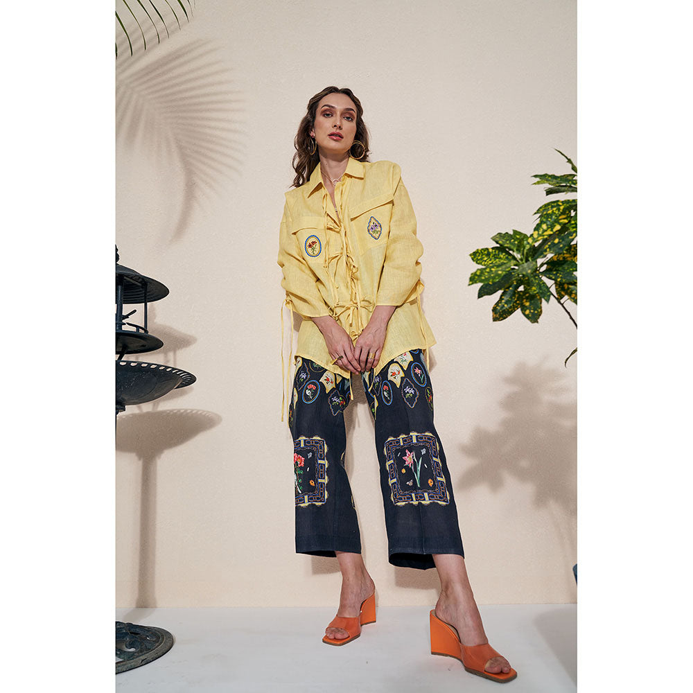 Pozruh By Aiman Raven Printed Pants
