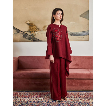 Pozruh By Aiman Saffron Asymmetric Top