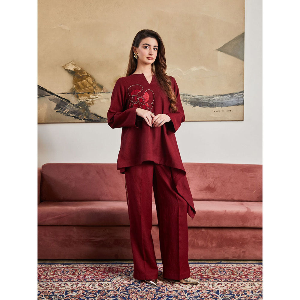 Pozruh By Aiman Staffroom Broad Pants