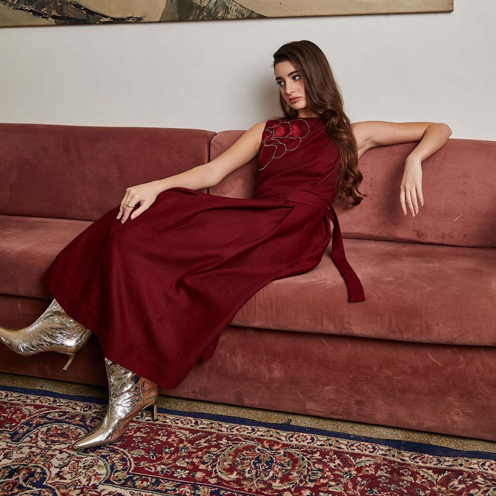 Pozruh By Aiman Darsa Wrap Dress