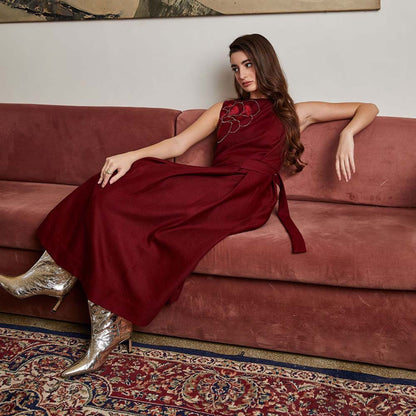 Pozruh By Aiman Darsa Wrap Dress