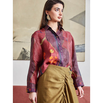 Pozruh By Aiman Ritz Printed Shirt