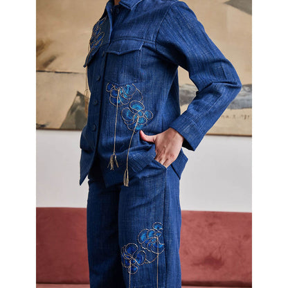 Pozruh By Aiman Nebraska Tapered Denim Pants