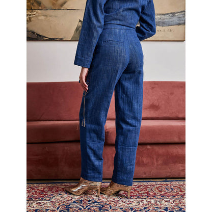 Pozruh By Aiman Nebraska Tapered Denim Pants