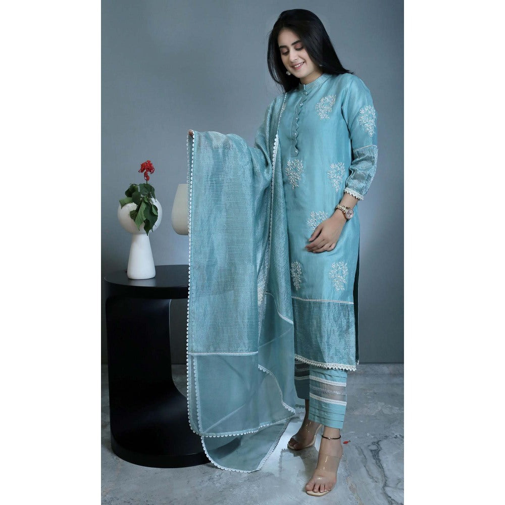 Pairaahan Hiraya Kurta Salwar (Set of 3)